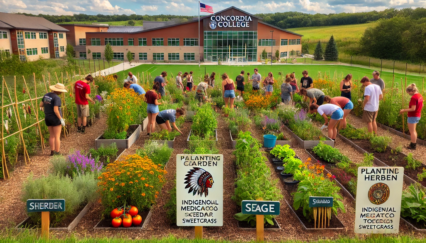 Concordia College Introduces First Indigenous Medicinal Herb Garden