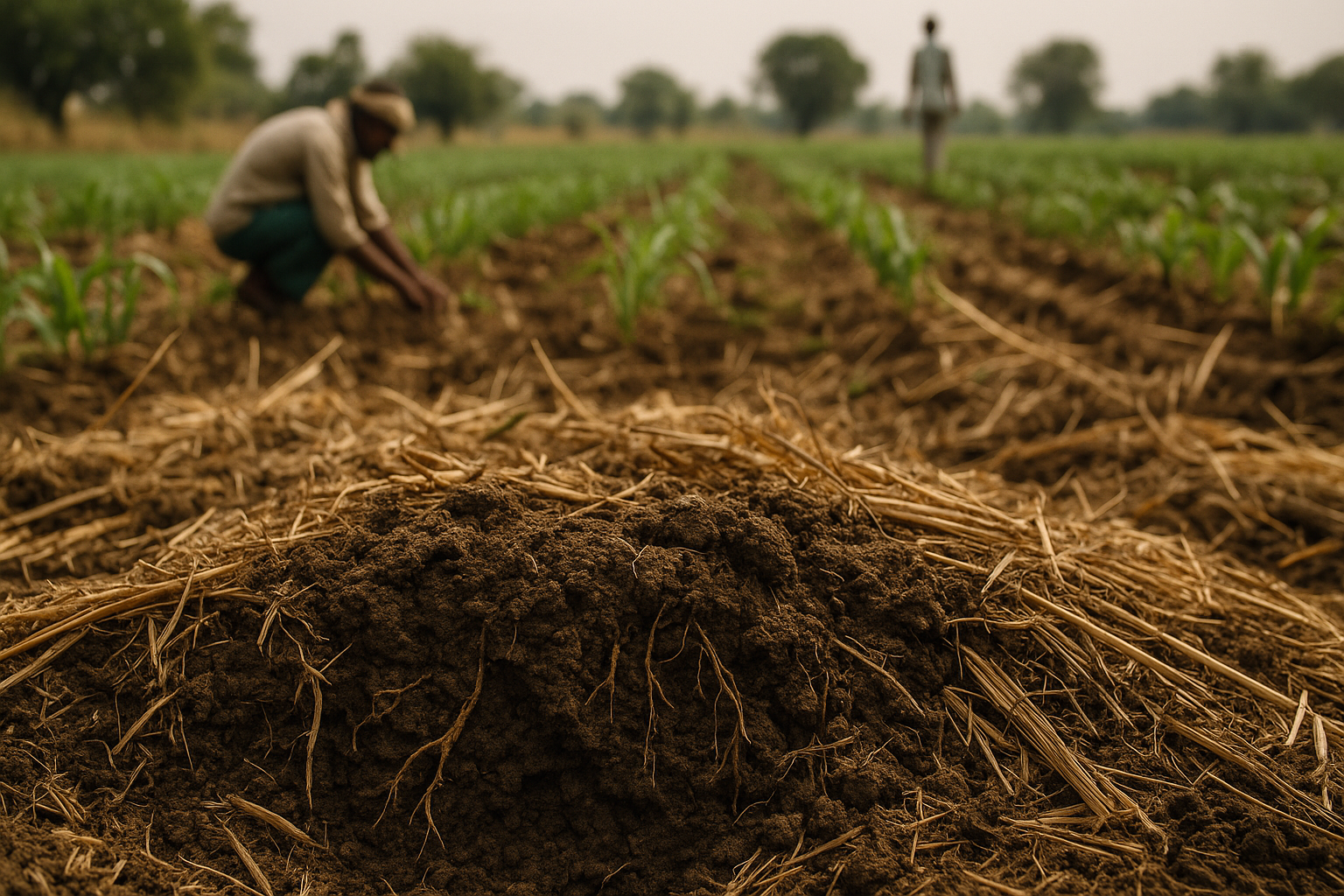 ML Modeling of Soil Organic Carbon in Western India Croplands