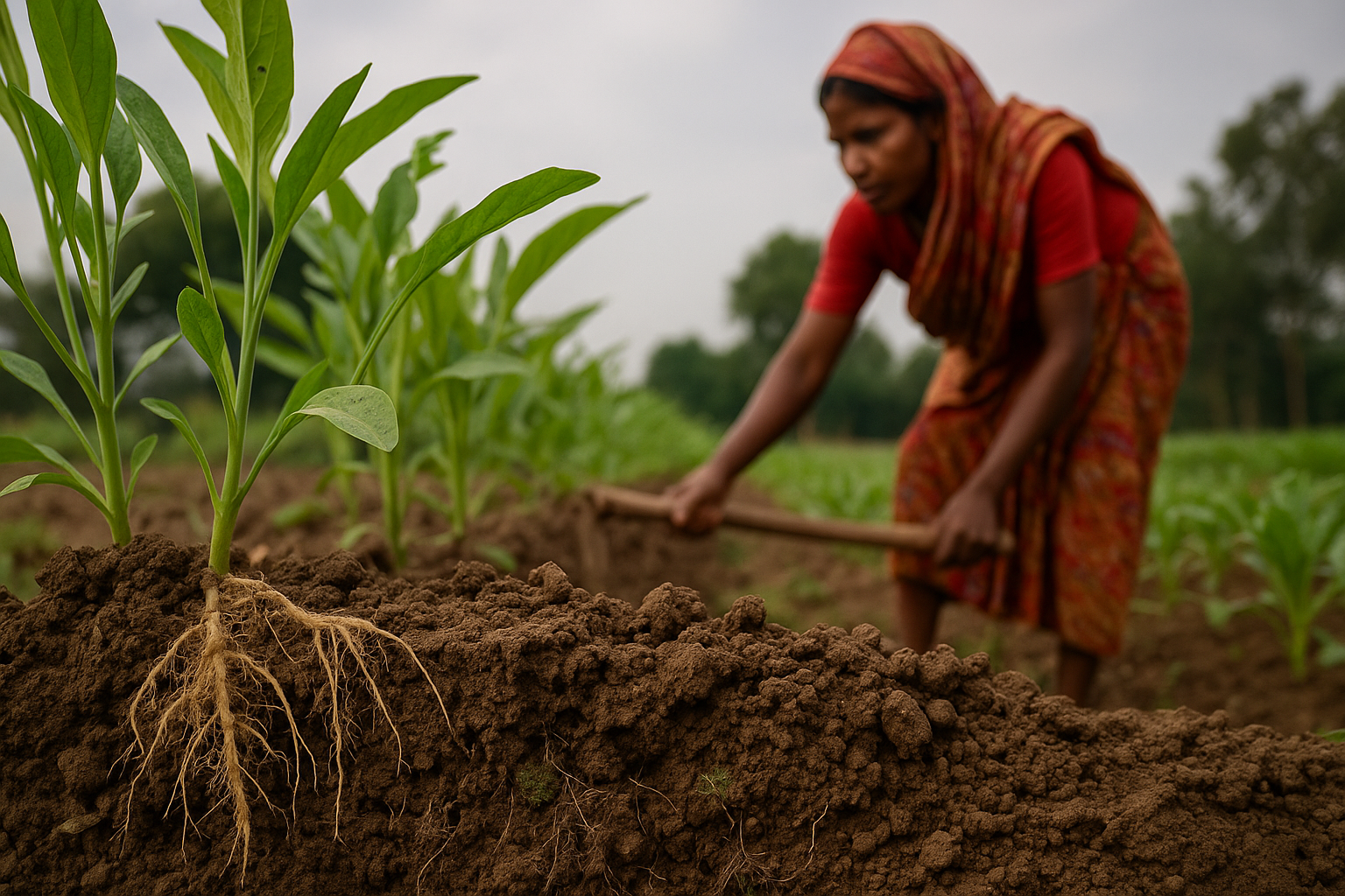 Soil-Transmitted Infections in NW Bangladesh: Women Farmers